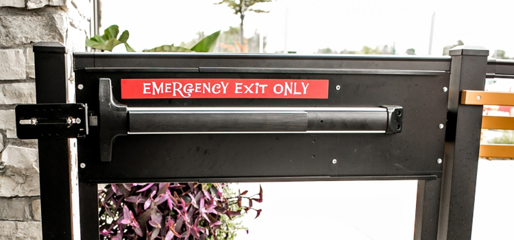 emergency push bar installation in San Marino